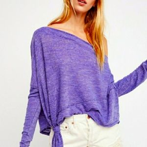 FREE PEOPLE Love Lane Tie-Up Top